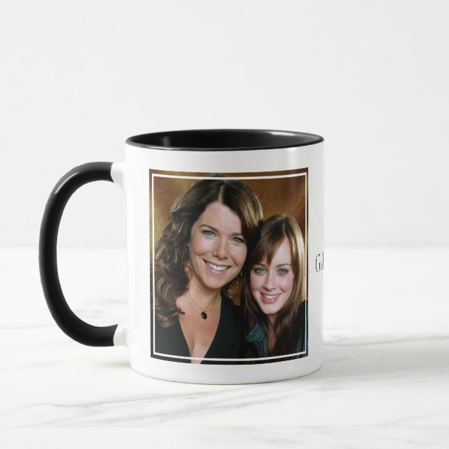 Mug Portrait de gros plan Lorelai & Rory (Gauche)