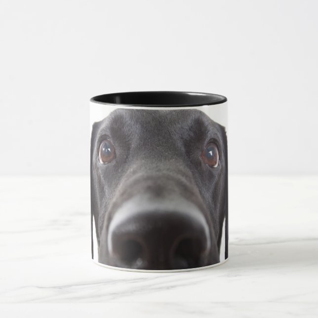 Mug Portrait de la collection Black Labrador (Centre)