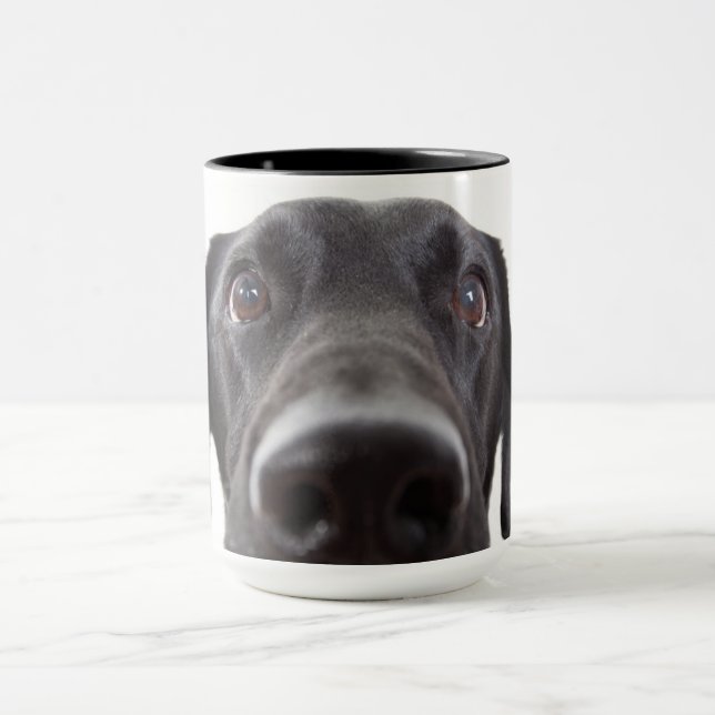 Mug Portrait de la collection Black Labrador (Centre)