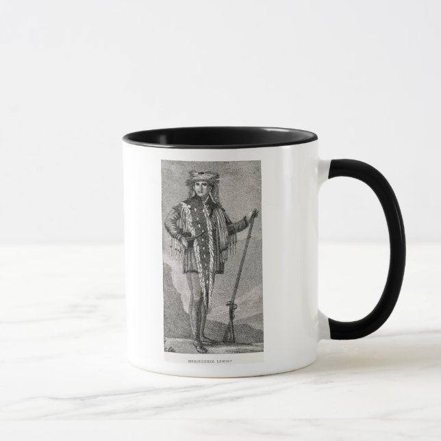 Mug Portrait de Meriwether Lewis gravé (Droite)