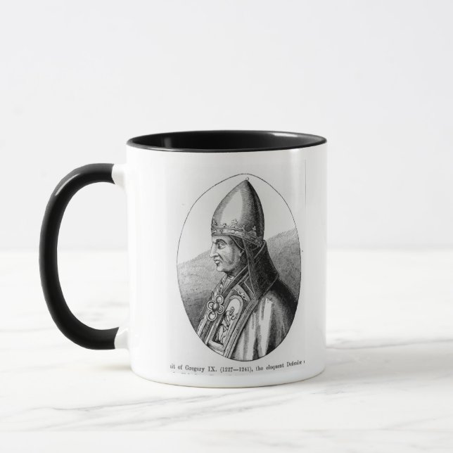 Mug Portrait de pape Gregory IX (Gauche)