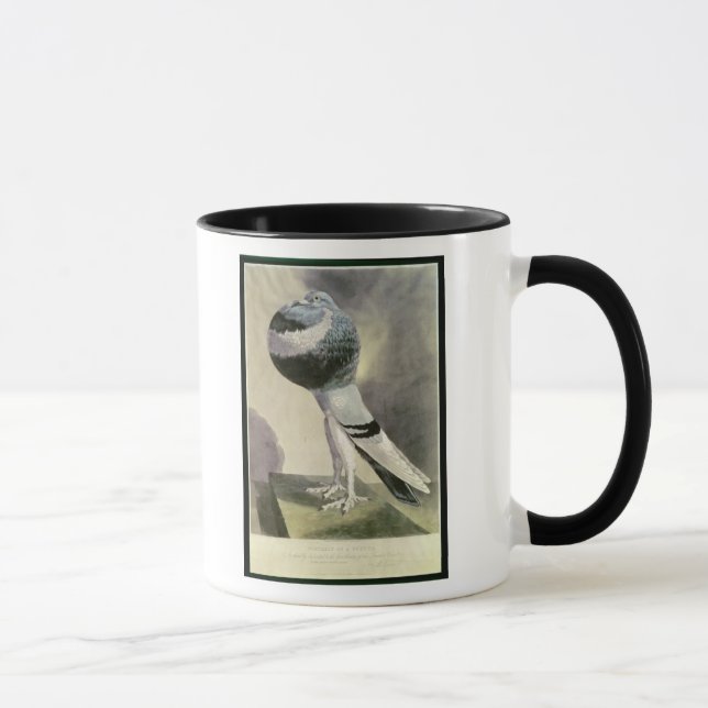 Mug Portrait de pigeon de Pouter (Droite)