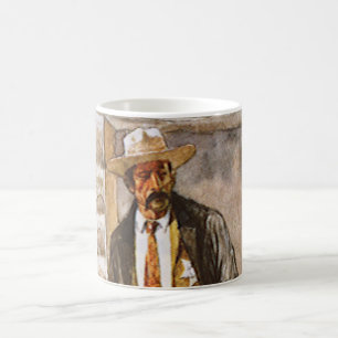 Mug Portrait de shérif par Seltzer, Cow-boy du vieux F