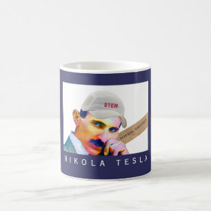 Mug Portrait drôle Tesla