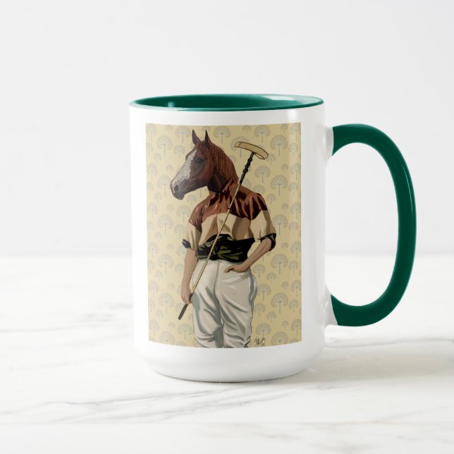 Mug Portrait du cheval Polo (Droite)