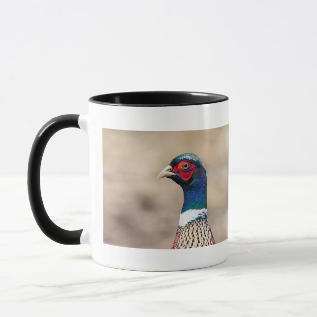 Mug Portrait d'un faisan (Gauche)