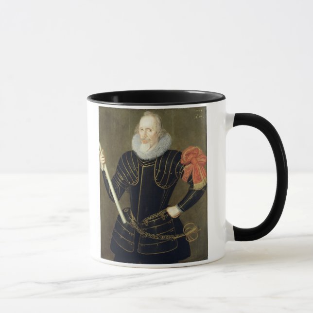 Mug Portrait d'un homme, 1593 (huile sur le panneau) (Droite)