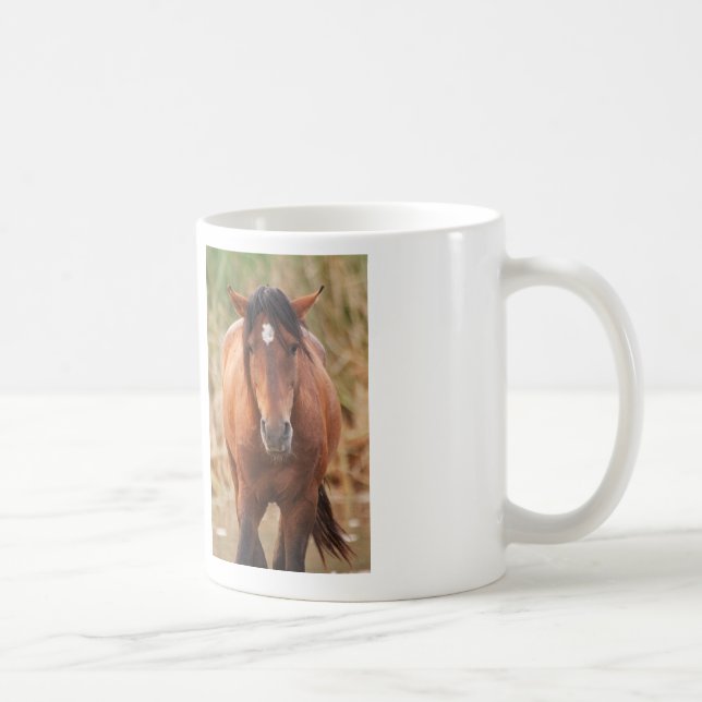 Mug Portrait d'un Mustang sauvage (Droite)