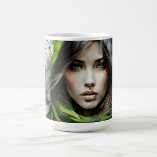 Mug portrait d'une femme
