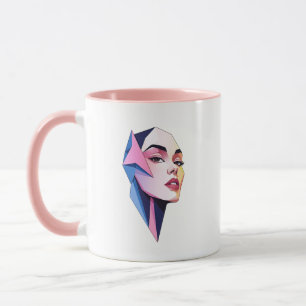 Mug Portrait d'une femme de caractère.