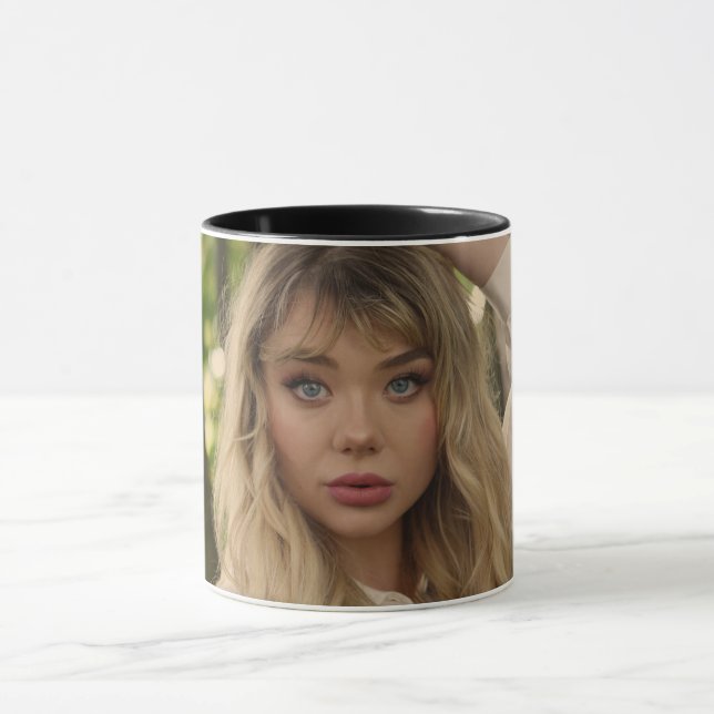 Mug Portrait d'une jeune fille (Centre)