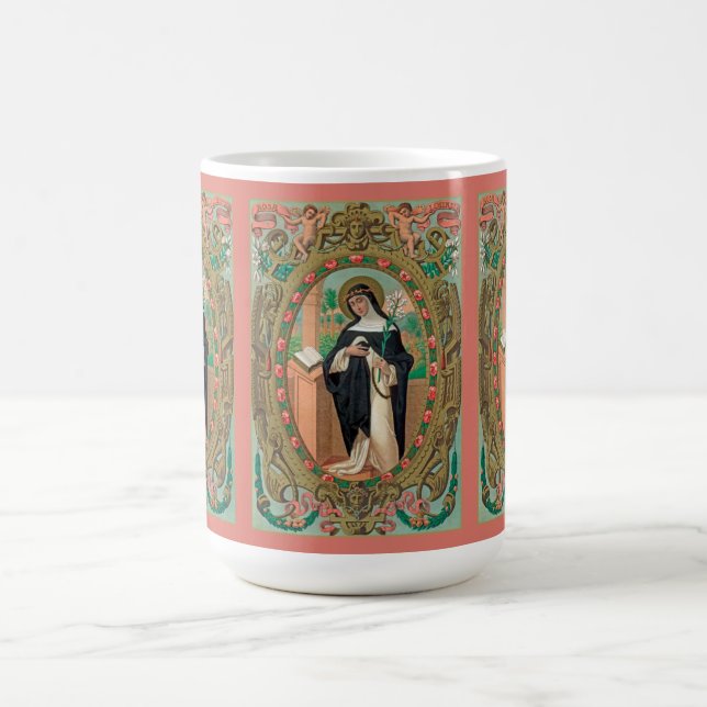 Mug Portrait encadré de Saint Rose de Lima (K 48) (Centre)