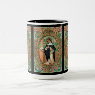 Mug Portrait encadré de Saint Rose de Lima (K 48)