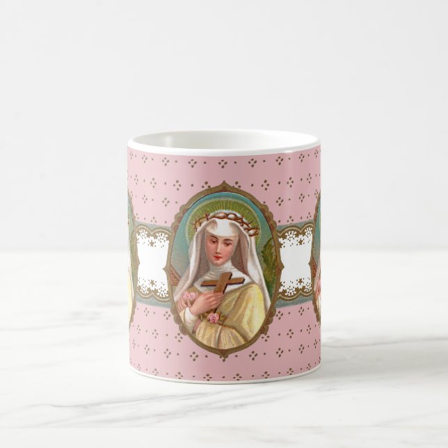 Mug Portrait encadré de Saint Rose de Lima (M 024b) (Centre)