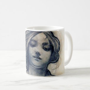 Mug Portrait (Étude), Alphonse Mucha
