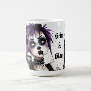 Mug Portrait gothique pour fille - Grim & Glam