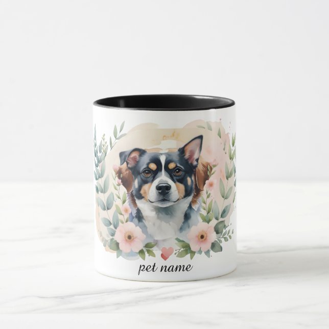 Mug Portrait Personnalisé - Chien ou Chat Personna (Centre)