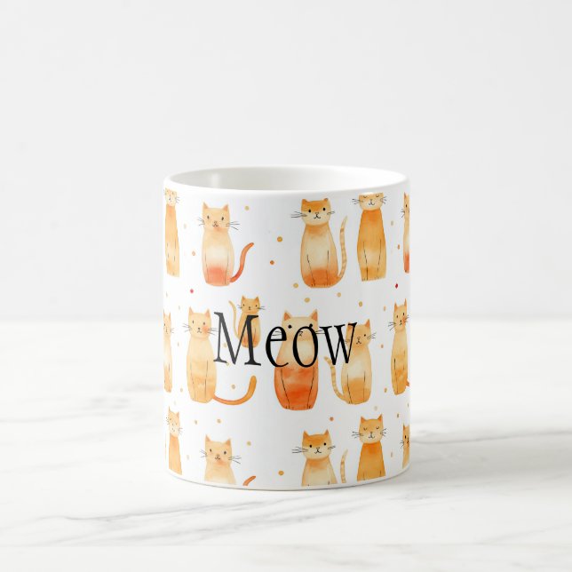 Mug Ports et chats orange - Sac-cadeau moyen (Centre)