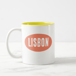 Mug portugais de Lisbonne coloré