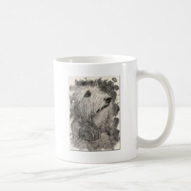 Mug Pose parfaite de chien-loup irlandais (Droite)