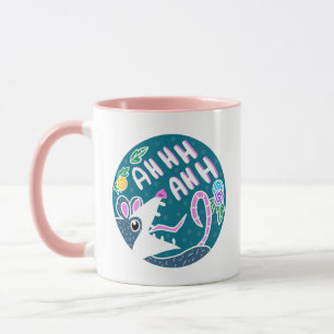 Mug Possum à hurler sur un joli dessin