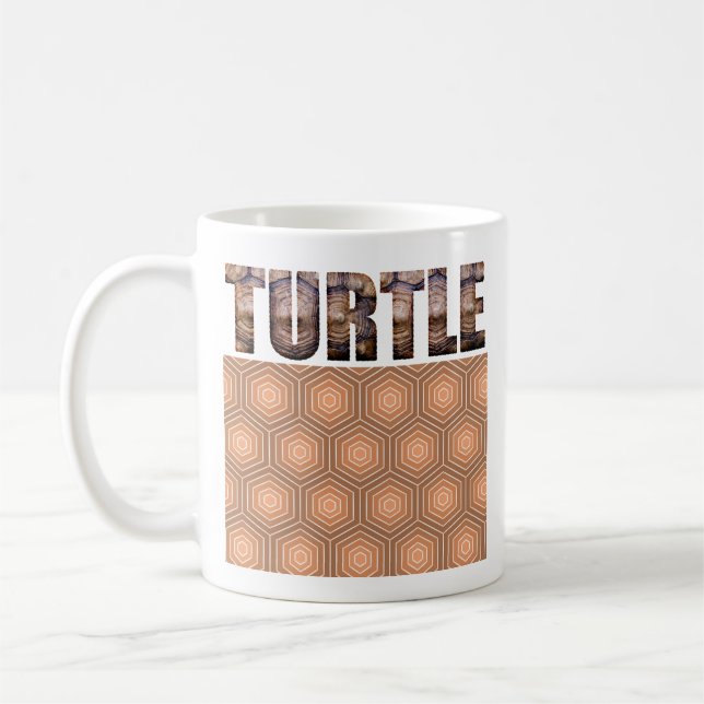 Mug Poster de animal de tortue Fuzzy Express® (Gauche)
