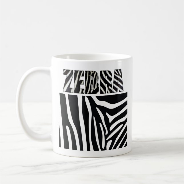 Mug Poster de animal Zebra Express® (Gauche)