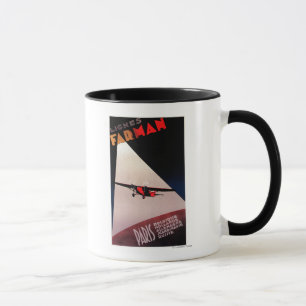 Mug Poster de promotion Farman Airlines Farman 300 Mon