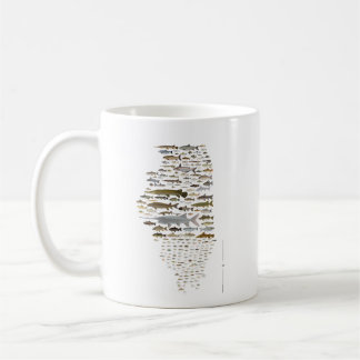 Mug Poster des Poissons de l'Illinois