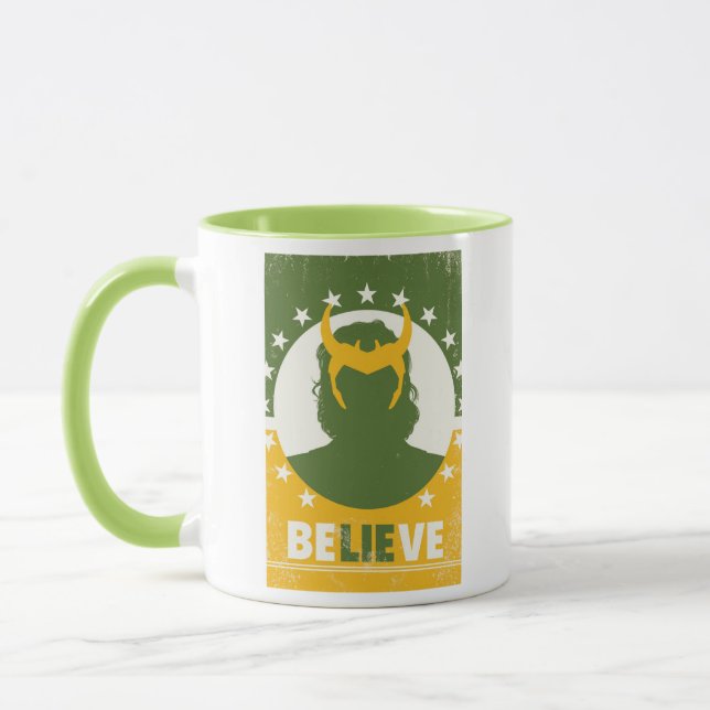 Mug Poster du Président Loki "Believe" (Gauche)