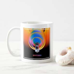 Mug Poster du télescope Spitzer.