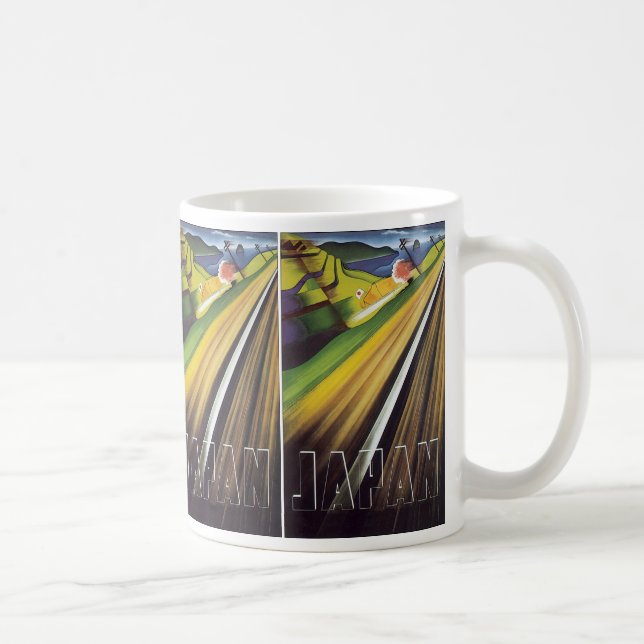 Mug Poster japonais sur les voyages (Droite)
