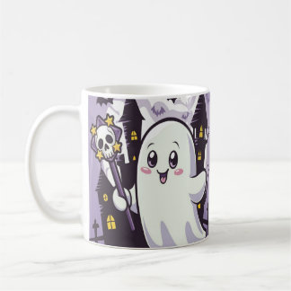 Mug Poster mignon Ghoost avec une torsion joueuse