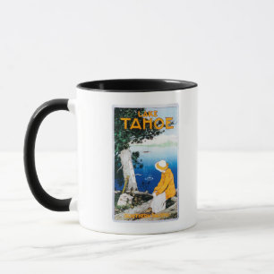 Mug Poster promotionnel du lac TahoeLake Tahoe, CA