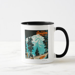 Mug Poster publicitaire Oregon Highways
