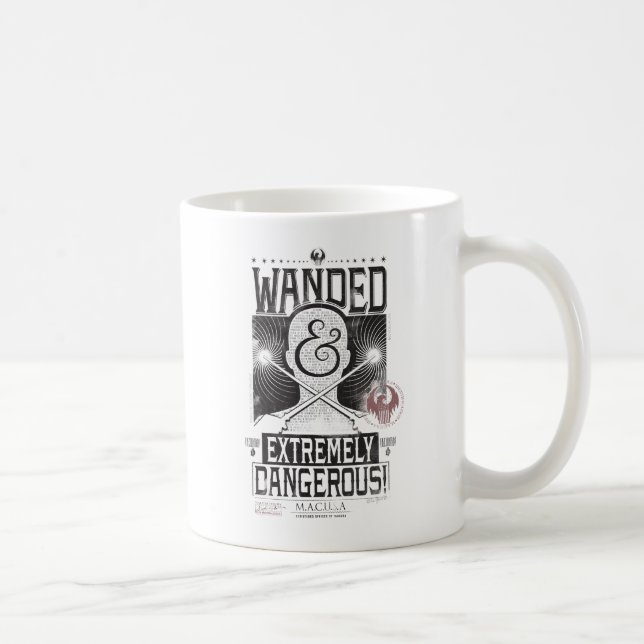 Mug Poster Recherché déambulé et extrêmement dangereux (Droite)