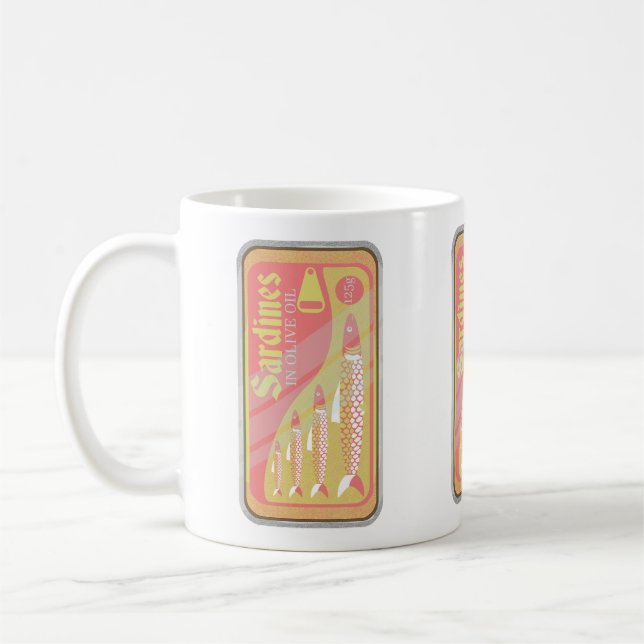Mug Poster Retro Sardines (Gauche)