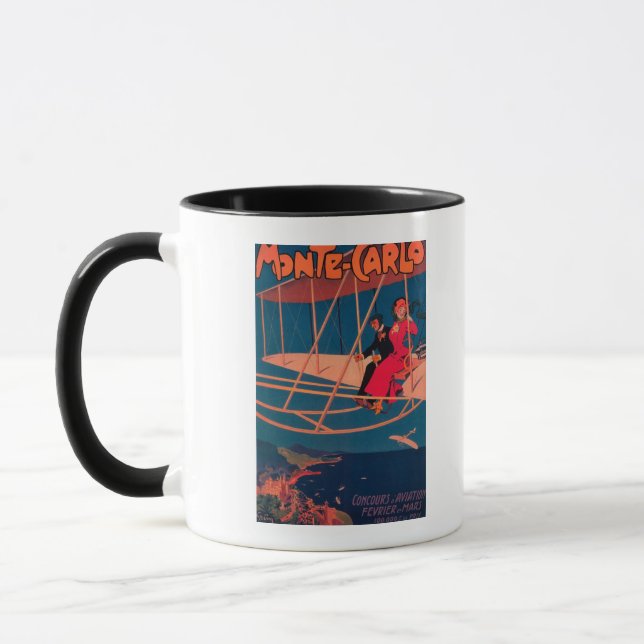 Mug Poster sportif de l'Aviation (Gauche)