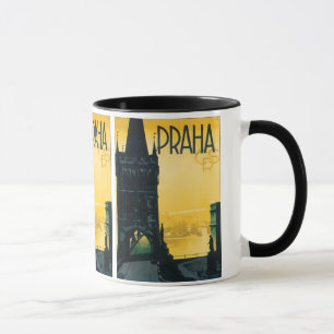 Mug Poster vintage Prague (Praha)