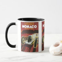 Poster Vintage voyage, Grand Prix de Monaco Auto R