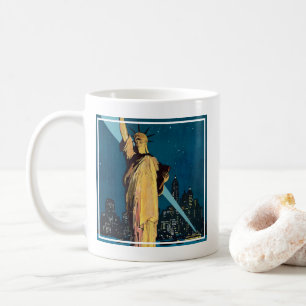 Mug Poster Vintage voyage Pour New York