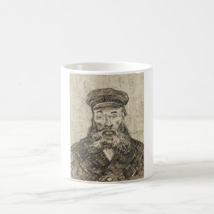 Mug Postman Joseph Roulin (Sepia Sketch) (par van Gogh