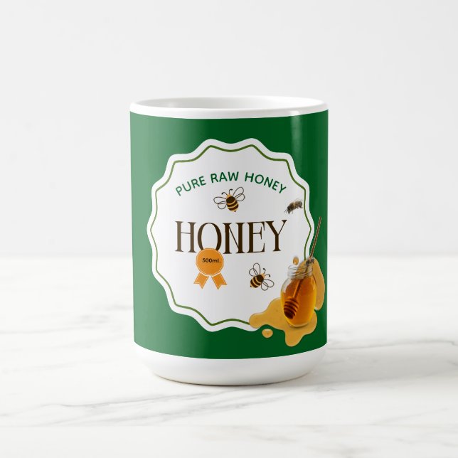 Mug Pot de miel Abeille à miel Nid d'abeille Apiary (Centre)