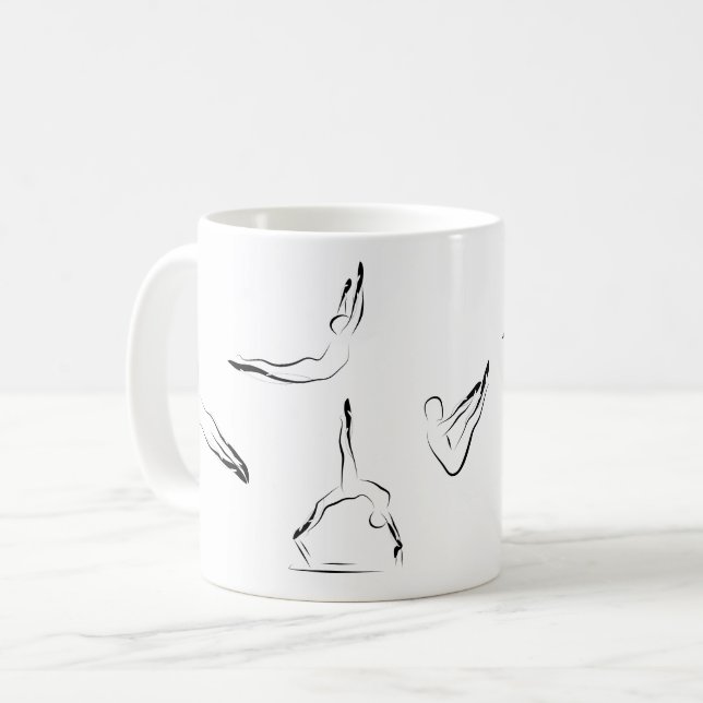Mug Poteaux Pilates (Devant gauche)