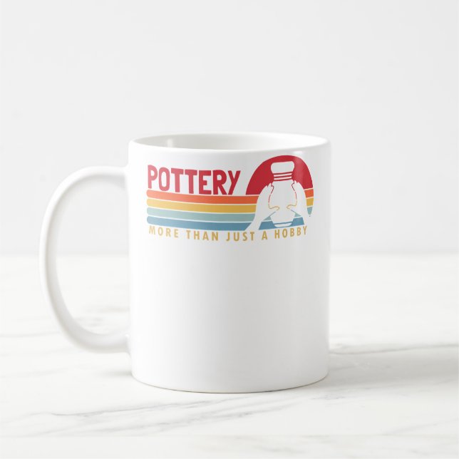 Mug Poterie Plus Qu'un Hobby Roue Poterie Pro  (Gauche)