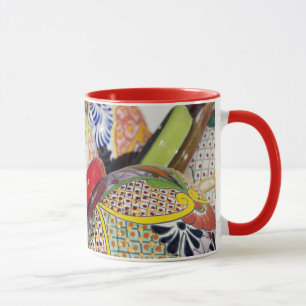Mug Poterie traditionnelle mexicaine colorée peinte 