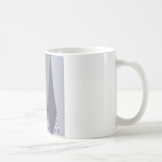 Mug Pots Chevron Gris Cendré Imprimer (Droite)