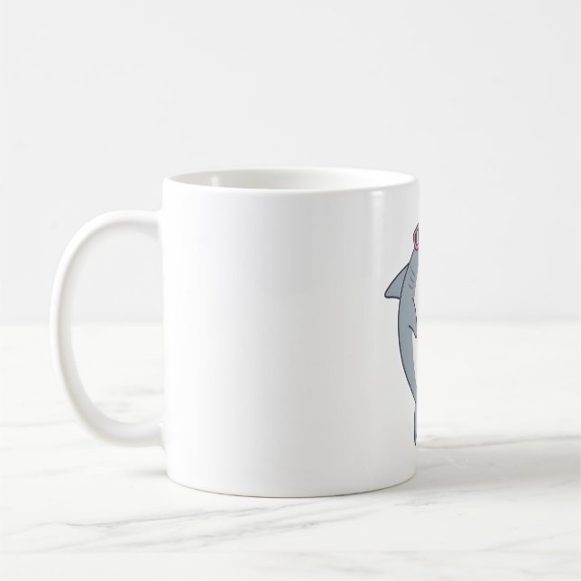 Mug Pouce De Requin, Pun De Requin De Papa Fin Tastiqu (Gauche)