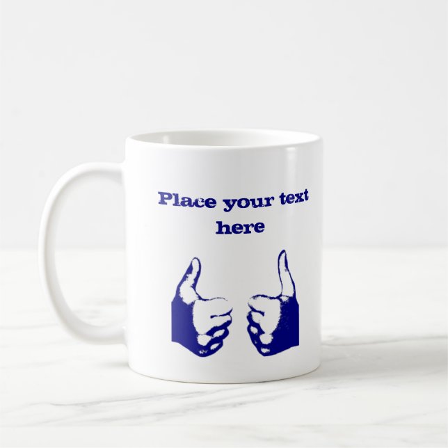 Mug Pouce vers le haut (Gauche)