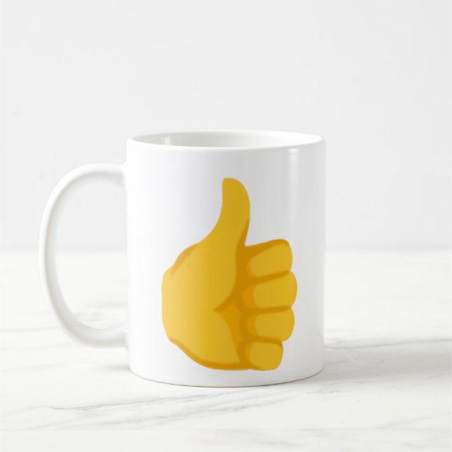 Mug Pouce vers le haut Emoji (Gauche)